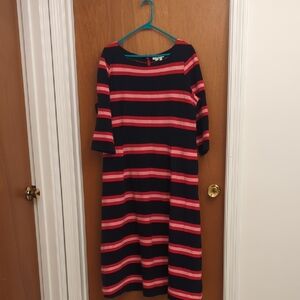 Boden Ottoman Striped Dress (US 18L)